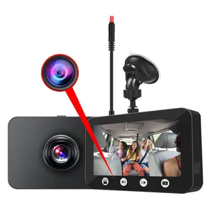 كاميرا تسجيل فيديو رقمية للسيارة VSYS 1080P, كاميرا تسجيل مزدوجة العدسات تعمل بالواي فاي من الداخل إلى الخارج ، كاميرا تسجيل فيديو رقمي لسيارات التاكسي U ber