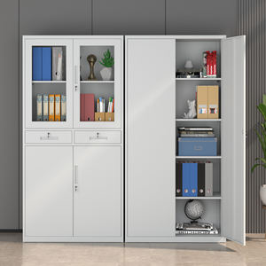 مكتب معدني طويل القامة قابل للقفل بأرفف قابلة للتعديل ولي من أجل الكتب والمستندات - Product Image 3