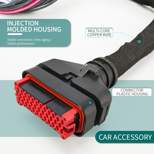 ชุดสาย<span class=keywords><strong>ไฟ</strong></span>รถยนต์แบบกันน้ำ IP67 พร้อมขั้วต่อแบบหลายขาขึ้นรูปด้วยวิธีฉีดขึ้นรูป สำหรับอุปกรณ์เสริมในรถยนต์ - Product Image 2