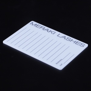 Palette de cils en <span class=keywords><strong>acrylique</strong></span> blanc, impression personnalisée, 12 pièces - Product Image 6
