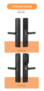 Tuya สมาร์ทล็อคลายนิ้วมือแบบไร้กุญแจสำหรับไม้ดีไซน์ใหม่เสียงรบกวนต่ำ WiFi กันน้ำได้ใช้ร่วมกับการควบคุมเมมโมรี่การ์ด - Product Image 4