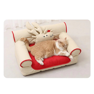 Custom <b>Dog</b> <b>Bed</b> Rectangle Solid Color Removable Washable Pet <b>Sofa</b> <b>Bed</b> <b>For</b> <b>Dog</b> Summer Use - Product Image 1