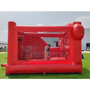 Château gonflable <span class=keywords><strong>Mickey</strong></span> pour enfants, combo commercial avec <span class=keywords><strong>toboggan</strong></span>, structure de saut gonflable pour fête - Product Image 3