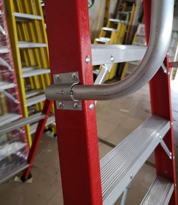 Nhà Máy Giá Tùy Chỉnh Kích Thước Sợi Thủy Tinh Nền Tảng Thang Cường Độ Cao Hai Mặt FRP Thang - Product Image 4