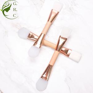 Private Label Daroge แปรงแต่งหน้าสองหัว,แปรงเกลี่ยรองพื้นเครื่องสำอางทำมุมเรียบทำจากซิลิโคน Dlending - Product Image 2