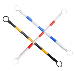 Contrôle de la circulation piétonnière réfléchissante bon marché Barre de connexion à cône <span class=keywords><strong>extensible</strong></span> Avertissement de sécurité en plastique <span class=keywords><strong>PVC</strong></span> <span class=keywords><strong>Barrière</strong></span> de barre à cône télescopique - Product Image 1