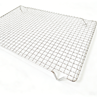 Grille de refroidissement en fil d'acier inoxydable 304 de qualité alimentaire, plateau de cuisson, grille de refroidissement personnalisée pour barbecue