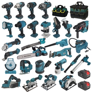 Yutuo tùy chỉnh chuyên nghiệp không dây không chổi than pin lithium bộ công cụ điện OEM dịch vụ tự làm công cụ điện Combo Kit cho hộ gia đình - Product Image 2