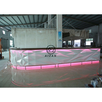 Artisanat — meuble de bar LED, table de bar luxueux, comptoir de bar fantastique