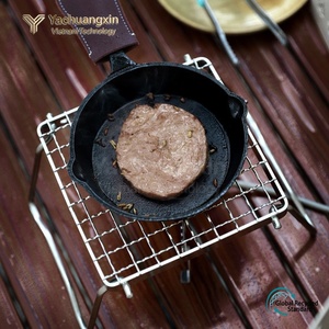 Parrilla Portátil de Acero Inoxidable para Camping, Soporte de Malla para Barbacoa al Aire Libre, Diseño Triangular Plegable - Product Image 5
