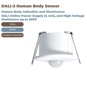 Sensor de Movimiento PIR y Luz Diurna <span class=keywords><strong>DALI</strong></span> Bus Powered, 4mA 300V, Resistente a Alto Voltaje, IEC 62386 - Product Image 1