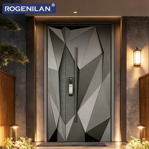 ROGENILAN Porte Blindate Principali in Alluminio Stile Americano, Porte d'Ingresso Antieffrazione per Villa - Product Image 3