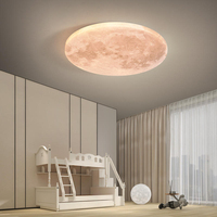 Plafonnier Moderne Simple Rond 18w 24w 36w 48w Lune Plafonnier Chambre Entrée Étude Allée Salon Lustre Plafonnier
