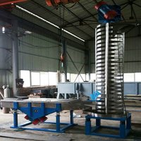 Machine de levage verticale industrielle, élévateur à vis vertical pour le carbonate de calcium