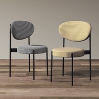 Chaise de salle à manger tournante LOFT moderne simple avec dossier Home Office Hotel Kitchen Cafe Restaurant Furniture