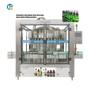 GOFAR – machine de remplissage automatique à pression négative rotative en acier inoxydable, Machine de remplissage de jus, de Whisky et de liquide