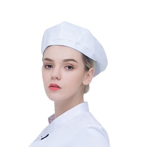 SunYue — casquette de serveur en coton noir, 1 pièce, casquette de pâtisserie pour serveur de café-Bar, Restaurant et hôtel - Product Image 3