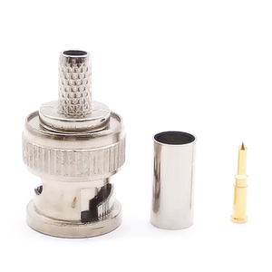 สายเคเบิล RG59 ขั้วต่อ BNC ตัวผู้ อะแดปเตอร์มาตรฐานทองเหลืองทนทานพร้อมความต้านทาน 75 โอห์มสำหรับการเชื่อมด้วยไฟฟ้ากระแสตรงเฟสเดียว - Product Image 3