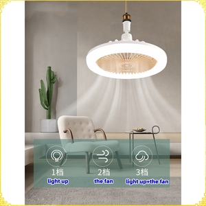 Luz de techo moderna de 220V con lámpara de araña LED, <span class=keywords><strong>ventilador</strong></span> de Control remoto y interruptor de cuerpo de plástico <span class=keywords><strong>tipo</strong></span> remoto - Product Image 6