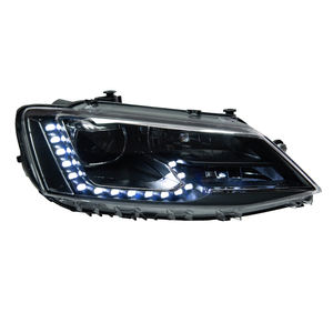Ensemble de phares avant pour <span class=keywords><strong>VW</strong></span> <span class=keywords><strong>Jetta</strong></span> Sagitar 2012-2018 LED Upgrade High Match Auto Headlight Projector Lens Offre Spéciale Accessories - Product Image 1