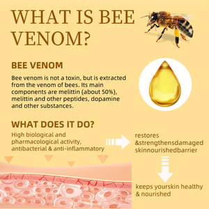 Crema Viso al Veleno d'Api Personalizzata con Logo, Schiarente, Riparatrice, Anti-Rughe, Anti-Età, Sbiancante, Idratante, Rimuove Macchie Scure e Acne - Product Image 5
