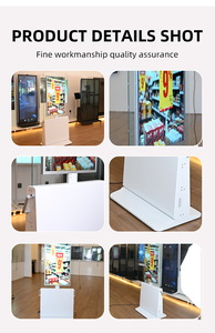 Tầng thường vụ trong nhà Android dọc LCD kiosk Màn hình kép Acrylic khung di chuyển LCD kỹ thuật số biển hiển thị video player - Product Image 6