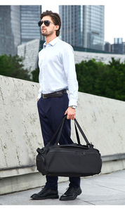 Luxury Luggage Travel Bags for Men Custom Spend the Night Duffle Bag Travel Climbing Gym <b>Backpack</b> <b>with</b> Shoes <b>Compartment</b> - Product Image 5