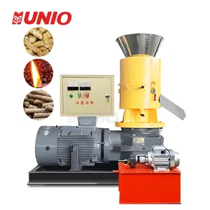 Model 260 Economical Durable Approved Wood Waste Flat Die Pellet Press /Pellet Granulator Wood Biomass Pellet Machine