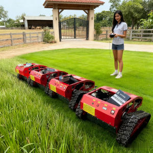 Hot Selling 764cc All Terrainautomatic <b>Lawn</b> <b>Mower</b> 900mm Zero Turn Crawler Grass Cutter 24V Remote Control <b>Lawn</b> <b>Mower</b> <b>for</b> Sale - Product Image 3