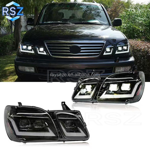 Rayseze LX Cho Lexus 1998 2006 Lx470 Sửa Đổi 3 Ống Kính <span class=keywords><strong>LED</strong></span> Thấp Cao Chùm Đèn Pha Nâng Cấp Đèn Đuôi Đèn Đỏ Phanh Ánh Sáng - Product Image 6