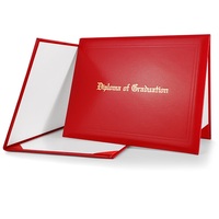 Couverture de certificat de diplôme Mondon personnalisée en format lettre pour l'obtention du diplôme