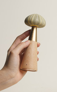 Décoration de table en bois en forme de coquille d'ormeau avec capteur, dispositif LED Art Déco, idéal pour le Festival de la Mi-Automne, cadeau de mariage - Product Image 2