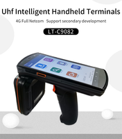 Lecteur/écrivain RFID UHF portable robuste sans contact ELFDAY, scanner de codes-barres Android portable, écran LCD, IP65