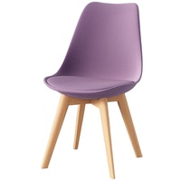 Chaise nordique de luxe, mobilier de salle à manger, moderne, pas cher, sillas comedor, chaise de salle à manger en plastique avec pieds en bois de hêtre massif