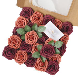 Nuove uscite Burgundy & Mignolo di Cedro dreamy chic Francese da sposa fiori fatti a mano - Product Image 1