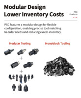 Alta Repetibilidad PDJNR/L-Kr 93 °   Portaherramientas de Torneado PSC para Fabricación de Moldes y Matrices