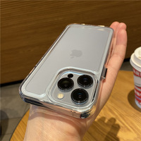 Coque de téléphone transparente antichoc d'usine pour iPhone 16 15 14 13 12 Pro Max Mini 11 X Xs XR 7 8 Plus SE