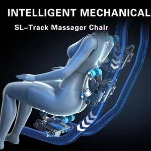 Großhandel Touchscreen Fuß Sl Track 4D Commercial Electric Schwerelosigkeit Luxus Stuhl <span class=keywords><strong>Massage</strong></span> 4D Ganzkörper <span class=keywords><strong>massage</strong></span> Stuhl - Product Image 3