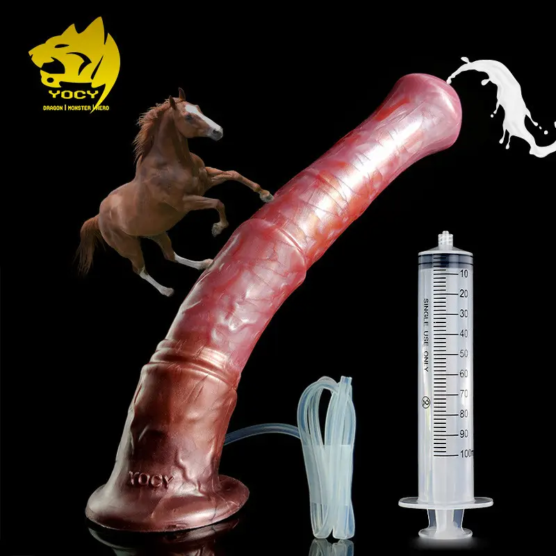 Amerika Gudang Sekarang Gaya Kuda Dildo Menyembur Dildo Fantasi Hewan Ejakulasi Kuda Penis