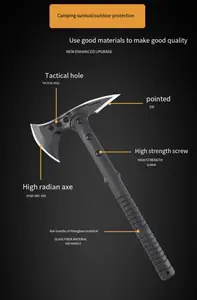 Camping Mountain Axe Self-defense Tactical Tool Chopping Trees And Wood Outdoor Sapper Axe Multi-function Axe