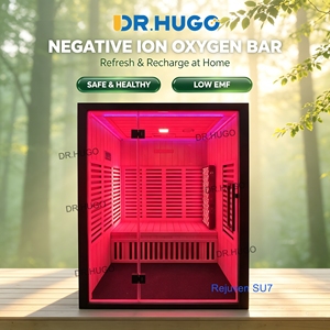 ห้องซาวน่าอินฟราเรดแบบเต็มสเปกตรัม DR.HUGO Rejuven SU7 สำหรับ 2 คน พร้อมหลอดไฟบำบัด LED 120 ดวง - Product Image 1