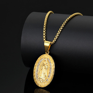 Personnalisé En Gros 2025 Nouveau Élégant Catholique Religieux Vierge Marie Pendentif Symbole Divin de Foi et Beauté - Product Image 2