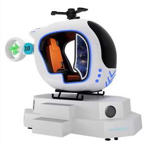Simulateur de vol d'hélicoptère éducatif <span class=keywords><strong>VR</strong></span> 9D à vision libre à 360 degrés, machine <span class=keywords><strong>PC</strong></span> d'intérieur pour parcs d'aventure et centres commerciaux - Product Image 4