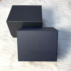 Luxury Custom Logo <b>Grey</b> Wood Watch <b>Box</b> Set-Durable Water Resistant Single-Slot Protective Packaging with Card & Certificate - Product Image 6