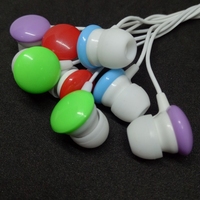 Earphone sekali pakai, Headset Headphone Jack 3.5mm, earbud Universal untuk iphone samsung Mp3 Mp4 Tablet