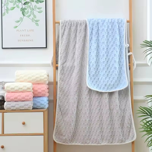 Hot Sale Coral Fleece Hand Towels Soft Skin-Friendly Highly Absorbent Eco-Friendly Quick Drying Hooks <b>Kitchen</b> Cleaning <b>Cloths</b> - Product Image 4