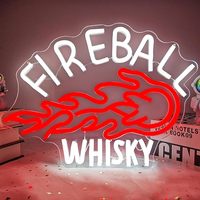 Enseignes au néon LED Whisky Décoration murale pour bar, cave à homme ou maison Publicité Utilisation en extérieur Télécommande IP65 Étanche