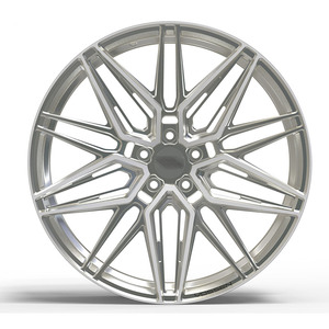 ล้อแม็กซ์โครเมี่ยมขัดเงาสีเงินแบบฟอร์จ ขนาด 5x120 5x114.3 5x112 6X139.7 สำหรับ <span class=keywords><strong>VOSSEN</strong></span> <span class=keywords><strong>Mercedes</strong></span> benz audi BMW M3 M4 - Product Image 4