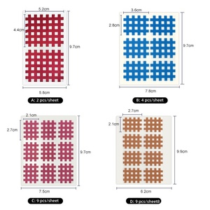 Bande élastique de kinésiologie croisée de conception OEM en rayonne pour le soulagement de la douleur bandes transversales de physiothérapie à faible quantité minimale de commande - Product Image 3