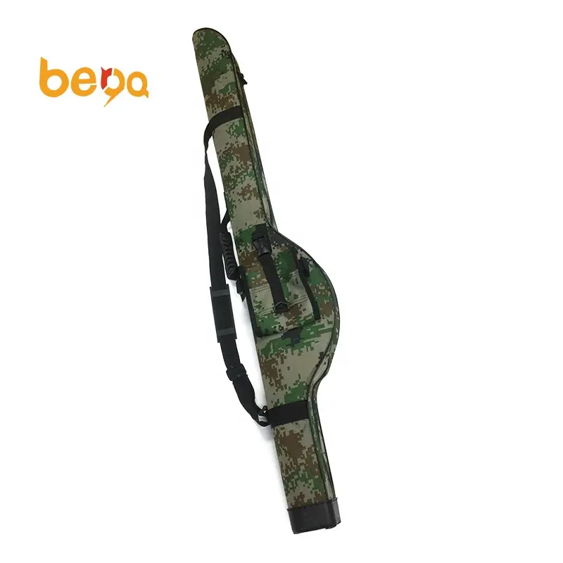 128CM Lightweight Waterproof Camouflage Color Sling Fishing Tackle Rod Bag Multi機能MultiポケットLong Fishing Rod Bag